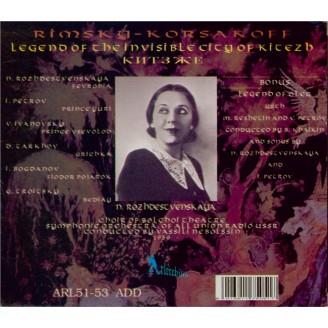 RIMSKY-KORSAKOV - Nebolssin - La légende de la ville invisible de Kitège..